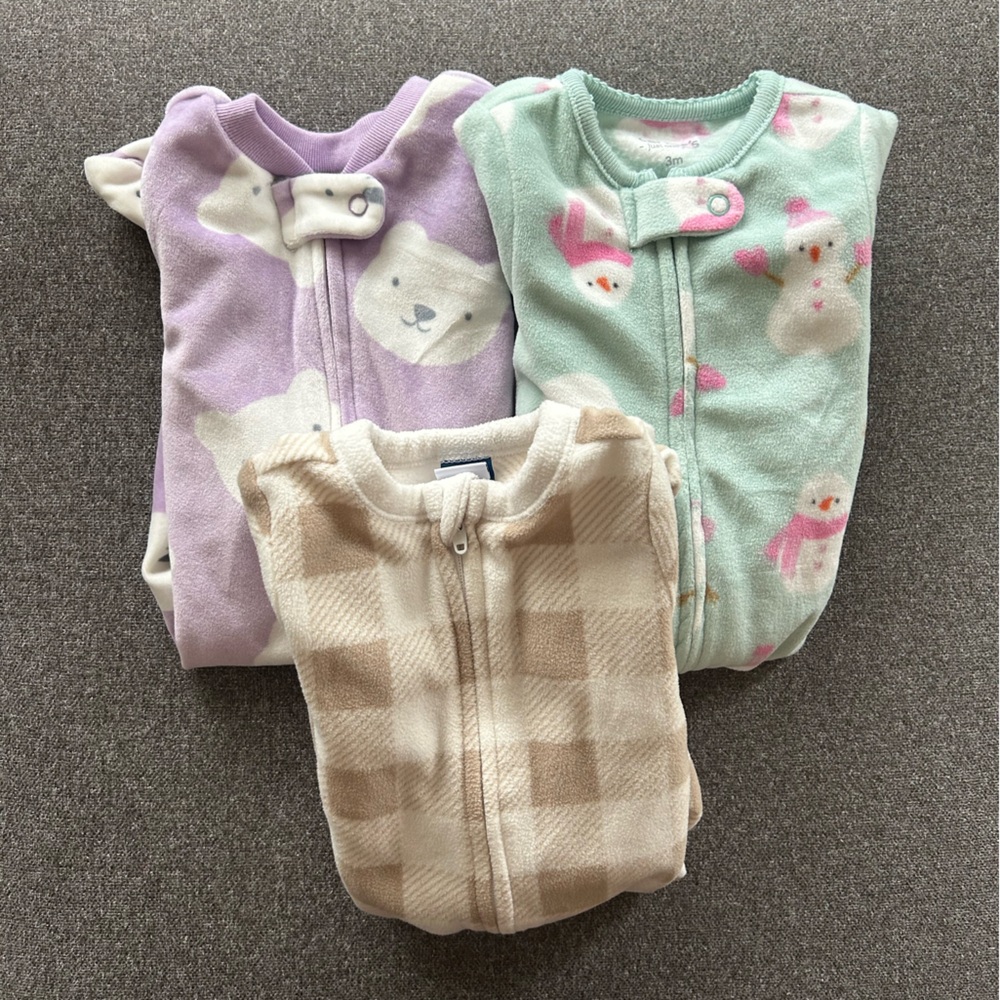 Fleece Infant Sleepers - Picture 5 of 5